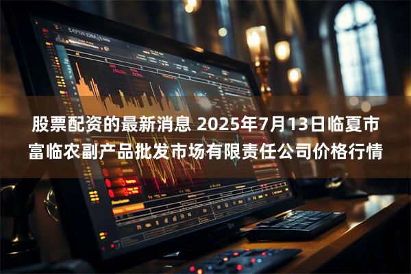 股票配资的最新消息 2025年7月13日临夏市富临农副产品批发市场有限责任公司价格行情